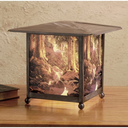 Meyda Tiffany Accent Table Lamp from the Maxfield Parrish Collection Antique Copper