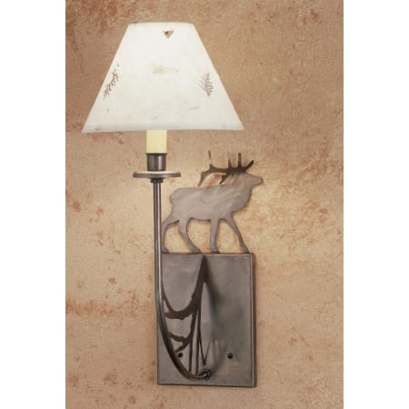 Meyda Tiffany Elks Club 8" Wide Single Light Wall Sconce Antique Copper