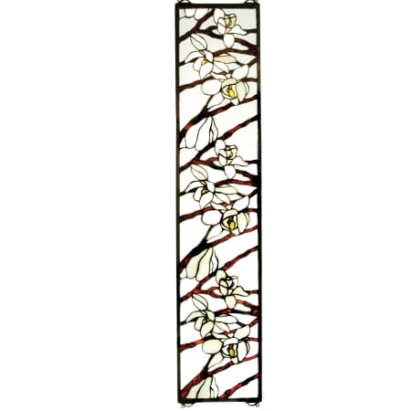 Meyda Tiffany Tiffany Stained Glass Window Pane from the Magnolia Collection Antique Brass
