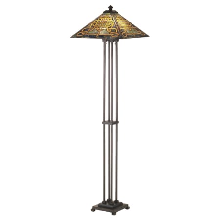 Meyda Tiffany Stained Glass / Tiffany Floor Lamp from the Knotwork Mission Collection Tiffany Glass