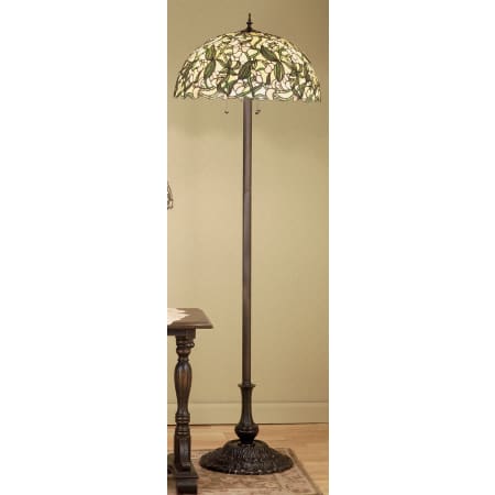Meyda Tiffany Stained Glass / Tiffany Floor Lamp from the Sweet Pea Collection Tiffany Glass