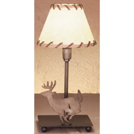 Meyda Tiffany Deer Accent Table Lamp from the Elks Club Collection Antique Copper