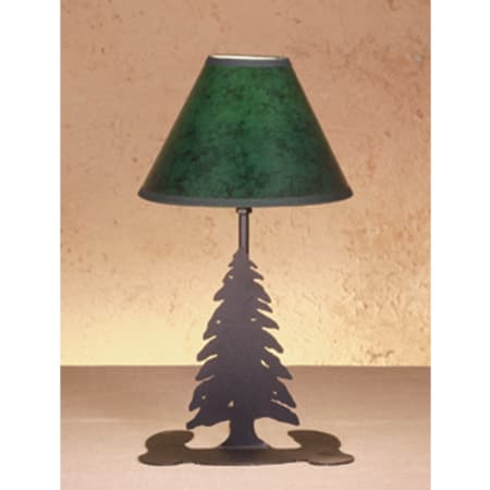 Meyda Tiffany Lodge Style Accent Table Lamp from the Pine Tree Collection Hunter Green