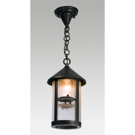 Meyda Tiffany Single Light 8" Wide Mini Pendant with Handmade Shade N/A