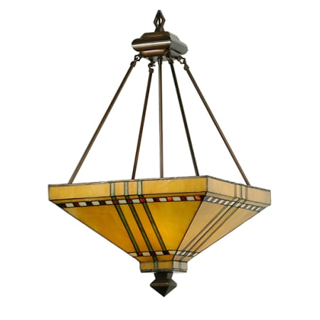 Meyda Tiffany 3 Light 24" Wide Pendant with Handmade Shade N/A