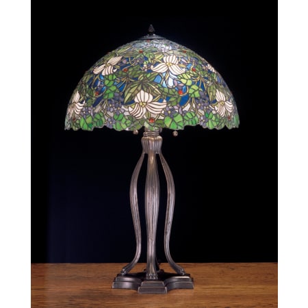 Meyda Tiffany Vintage Stained Glass / Tiffany Table Lamp from the Trillium & Violet Collection Tiffany Glass