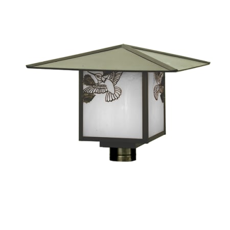 Meyda Tiffany Post Light Craftsman Brown