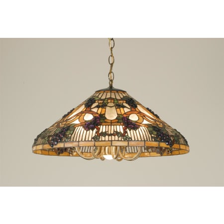 Meyda Tiffany 8 Light 24" Wide Pendant with Handmade Shade Tiffany Glass
