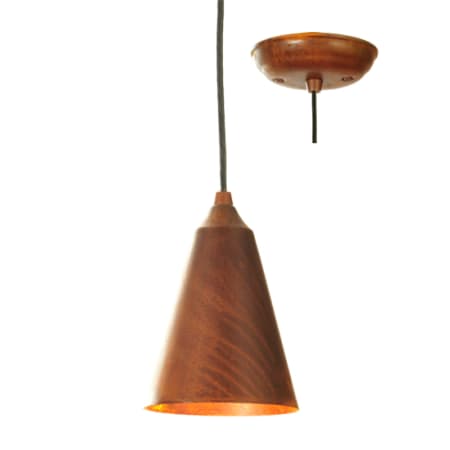 Meyda Tiffany Single Light 5" Wide Mini Pendant with Handmade Shade N/A