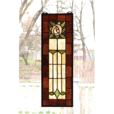Meyda Tiffany Stained Glass Tiffany Window from the Arts & Crafts Collection Tiffany
