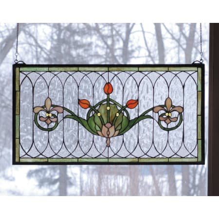 Meyda Tiffany Stained Glass Tiffany Window from the Arts & Crafts Collection Tiffany