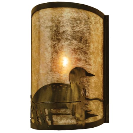 Meyda Tiffany 8" Wide Single Light Wall Sconce with Mica Glass Shade na