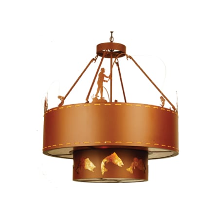 Meyda Tiffany 8 Light 36" Wide Pendant with Handmade Shade N/A