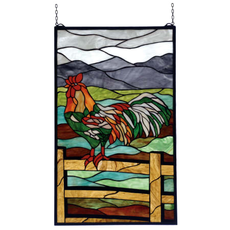 Meyda Tiffany Stained Glass Tiffany Window from the Rooster Collection Tiffany