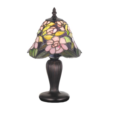 Meyda Tiffany Tiffany Single Light Table Lamp Mahogany Bronze