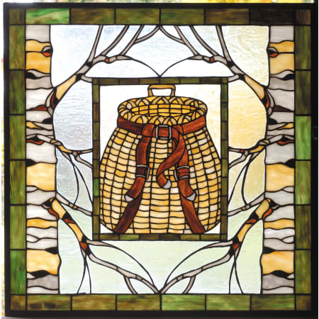 Meyda Tiffany Stained Glass Tiffany Window from the Custom Collection Tiffany
