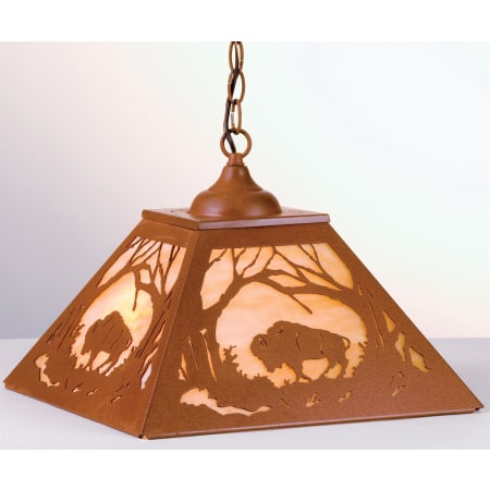 Meyda Tiffany 2 Light 22" Wide Pendant with Handmade Shade Earth
