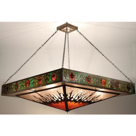 Meyda Tiffany 12 Light 21" Wide Pendant with Handmade Shade N/A