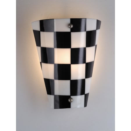 Meyda Tiffany 9" Wide ADA Compliant Single Light Wall Sconce Nickel