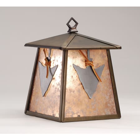 Meyda Tiffany 8" Wide Single Light Wall Sconce with Arrowhead Antique Copper