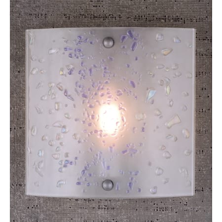 Meyda Tiffany 11" Wide ADA Compliant Single Light Wall Washer Nickel