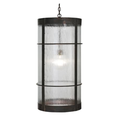 Meyda Tiffany Single Light Down Lighting Outdoor Pendant Bronze