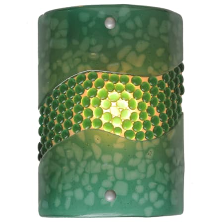 Meyda Tiffany Pianta 9" Wide ADA Compliant Single Light Wall Washer Green