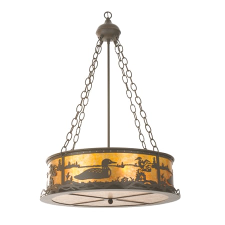 Meyda Tiffany 22" Wide Pendant with Handmade Shade na