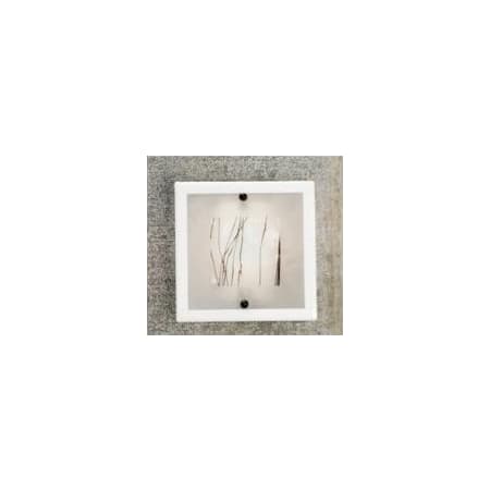 Meyda Tiffany Metro 12" Wide ADA Compliant Single Light Wall Washer White Border / Black White Streamers