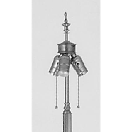 Meyda Tiffany Mahogany 62" Tall Lamp Base Mahogany Bronze