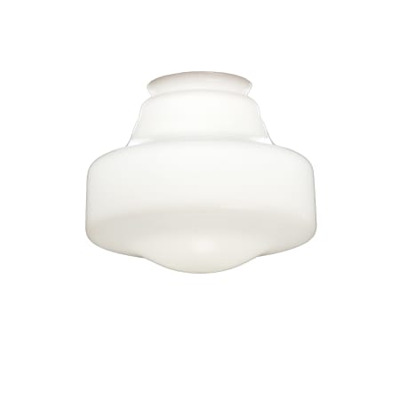 Meyda Tiffany 9" W Schoolhouse Classic Globe 4" Neck Replacement Shade White