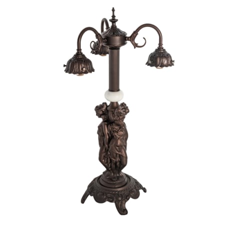 Meyda Tiffany 3 Graces 24" Tall Lamp Base Mahogany Bronze
