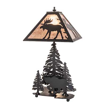 Meyda Tiffany 21" Tall Animal Table Lamp N/A
