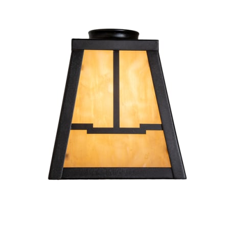 Meyda Tiffany Mission 6.5" Tall Lamp Shade Craftsman Brown