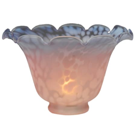 Meyda Tiffany Fluted 4" Tall Lamp Shade Pink