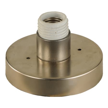 Meyda Tiffany Ronde 1" Tall Lamp Base Brushed Nickel