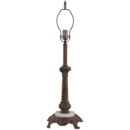 Meyda Tiffany Rope 22" Tall Lamp Base Mahogany Bronze