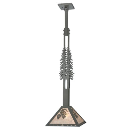 Meyda Tiffany Tall Pines 16" Wide Pendant Timeless Bronze