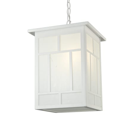 Meyda Tiffany 12" Square Hyde Park Regents Pendant White