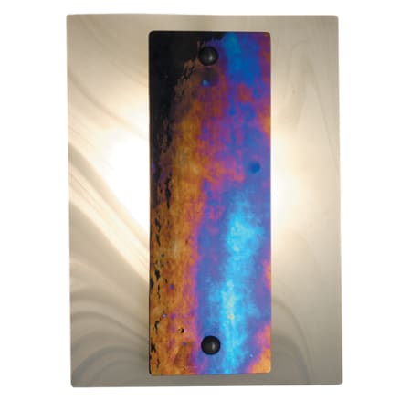 Meyda Tiffany Metro 12" Tall LED Wall Sconce Aurora Borealis