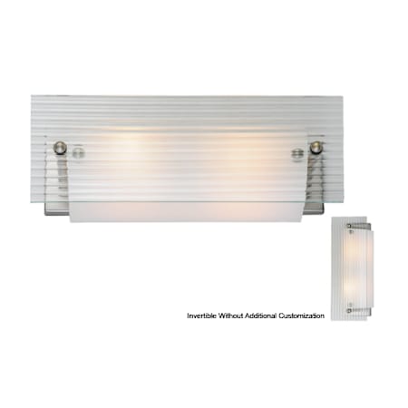 Meyda Tiffany Quadrato 2 Light 6" Tall Wall Sconce Mist