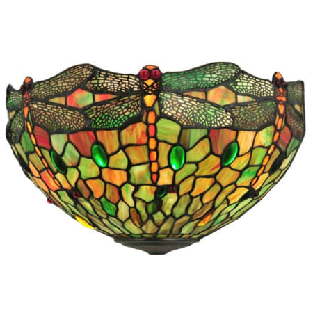 Meyda Tiffany Tiffany 2 Light 9" Tall Wall Sconce Mahogany Bronze