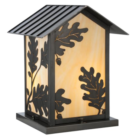 Meyda Tiffany Seneca 2 Light 18" Tall Post Light Craftsman Brown