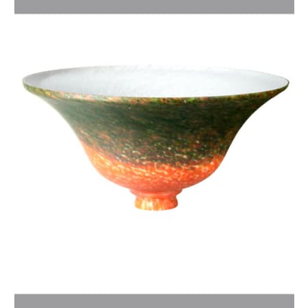 Meyda Tiffany Pate-De-Verre 4" Tall Lamp Shade Red / Green