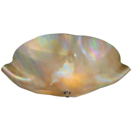 Meyda Tiffany Metro 3 Light 16" Wide Semi-Flush Bowl Ceiling Fixture - Chrome Finish Chrome