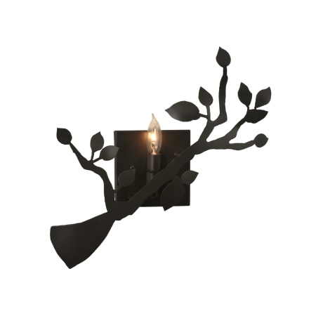 Meyda Tiffany 14.5" W Oak Branch Wall Sconce Timeless Bronze