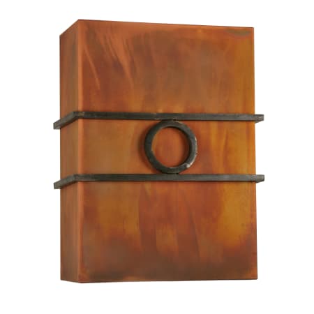 Meyda Tiffany 10" W Bandino Wall Sconce Acid Burnt Copper