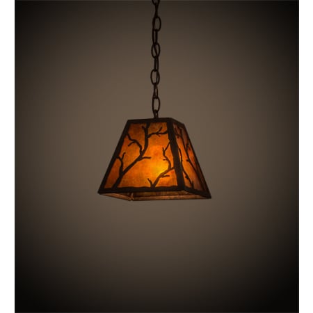 Meyda Tiffany Branches 11" Wide Pendant Rust