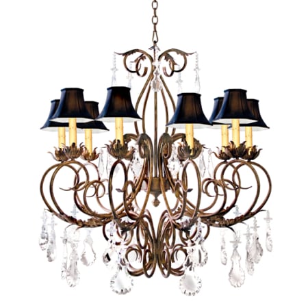 Meyda Tiffany Felicia 10 Light 42" Wide Crystal Chandelier Crystal