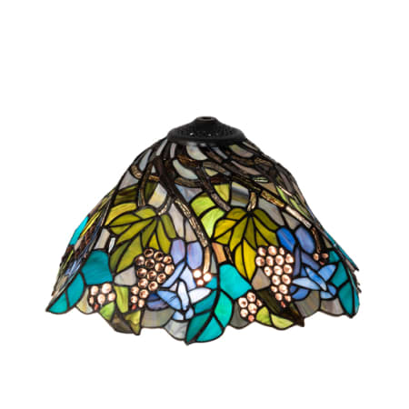 Meyda Tiffany Spiral 8.5" Tall Lamp Shade Green / Blue